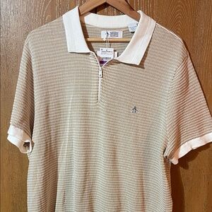 NWT - Penguin Men's Tan Polo Shirt